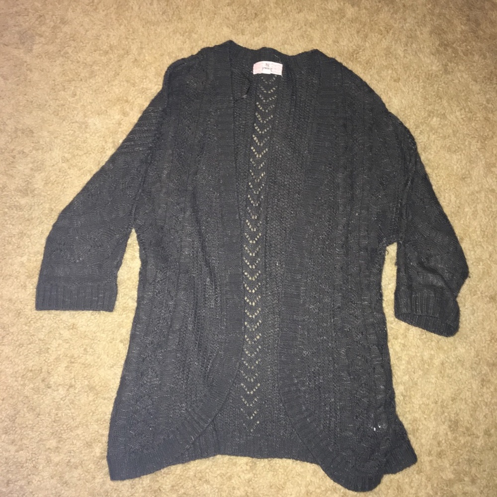 Olive green cardigan